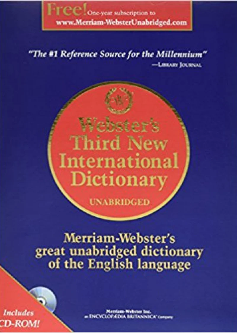 Websters Third New International Dictionary of the English Language, Unabridged (Book & CD-ROM)